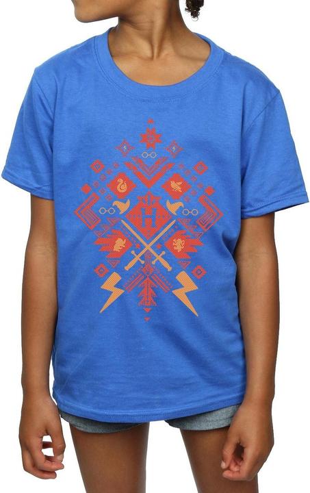 Image du produit - T-shirt CHRISTMAS FAIR ISLE - Fille (152, 158)