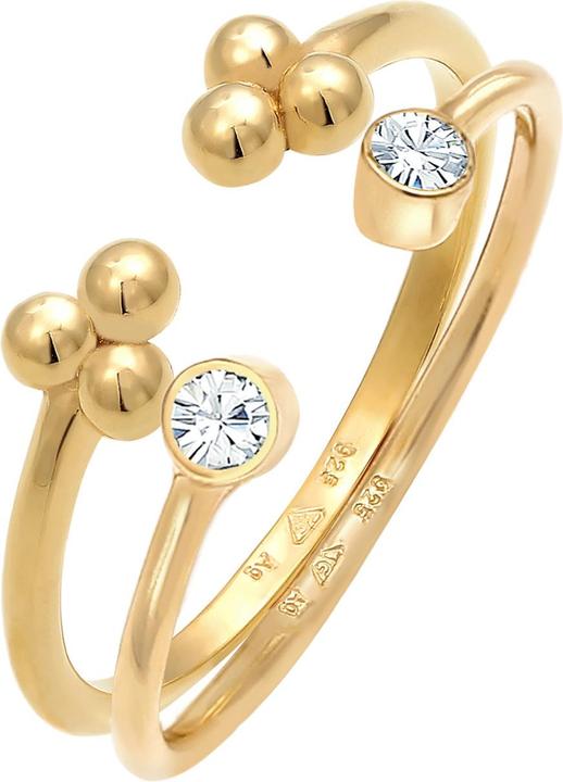 Elli Kristall Ring, Ring Set (54, 925 Silber)
