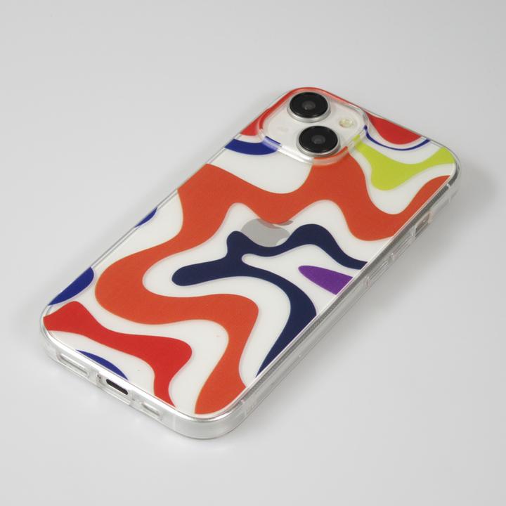 Actual product image PhoneLook Coque Gel silicone vagues colourées Margarita (Apple iPhone 14)