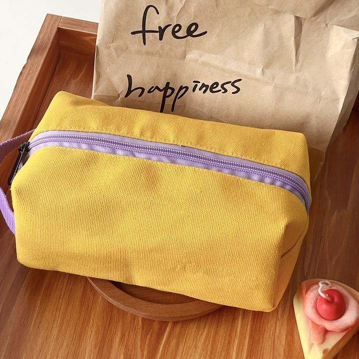 Only-Bags.Store Kosmetiktasche aus Segeltuch - Grosses Fassungsvermögen, multifunktionales, unparfümiertes