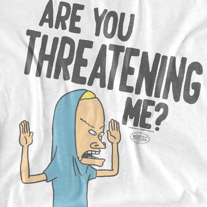 Produktbild Universal Textiles Are You Threatening Me? TShirt (L)