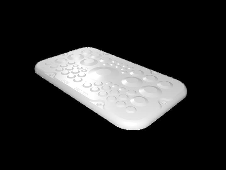 Actual product image Rittal SZ Plastic flange plate size 1 AX 2561.300 (Various)