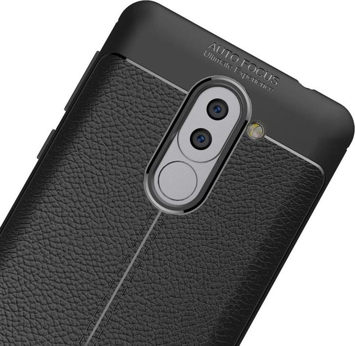 Actual product image König Design Huawei Honor 6X Mobile Case Protection Case Back Cover Silicone Bumper Shell Black (Fee 6X)