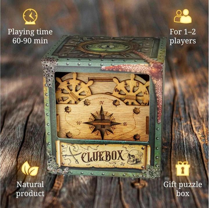 Actual product image iDventure Cluebox - Davy Jones‘ Locker (German, French, English)