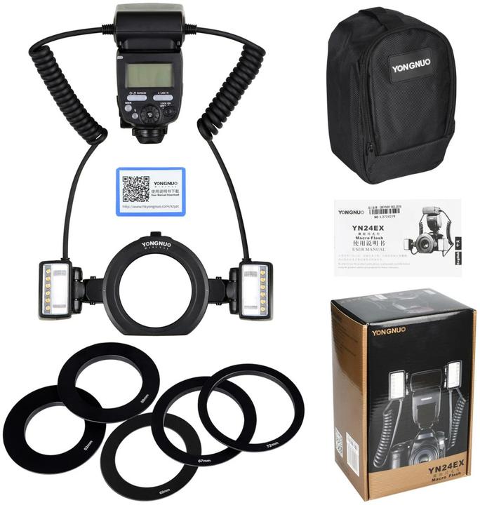 Actual product image Yongnuo Macro Flash YN24EX (Macro flash, Canon)