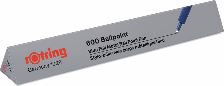 Actual product image Rotring Ballpoint pen 600 M (Blue Metallic, 1 x)