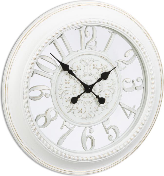 Actual product image Relaxdays XL Wall Clock with Floral Pattern (56 cm)