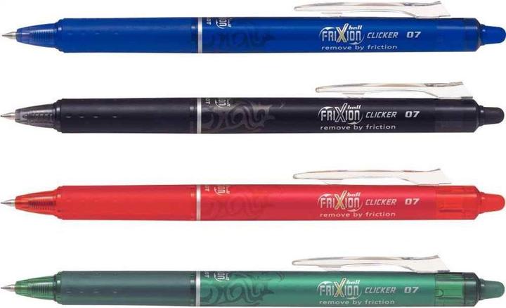 Actual product image Pilot FriXion Clicker Set of 4 (Multicoloured)