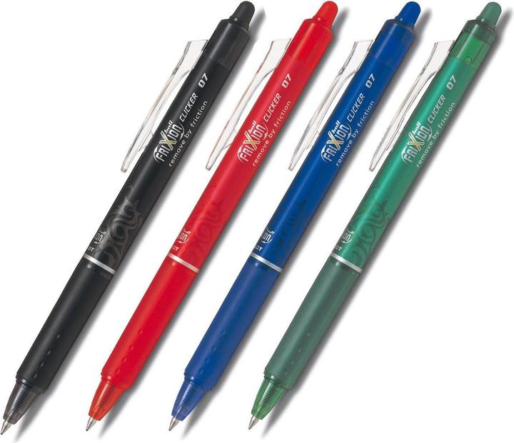 Actual product image Pilot FriXion Clicker Set of 4 (Multicoloured)