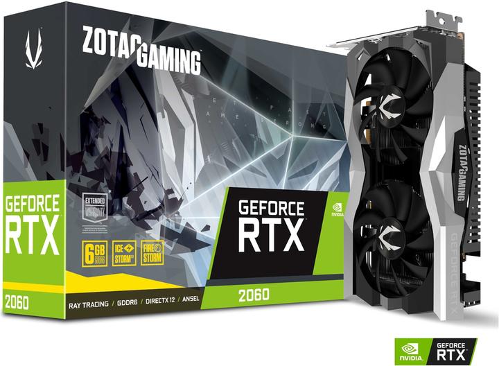 Actual product image Zotac GeForce RTX 2060 Twin Fan (6 GB)