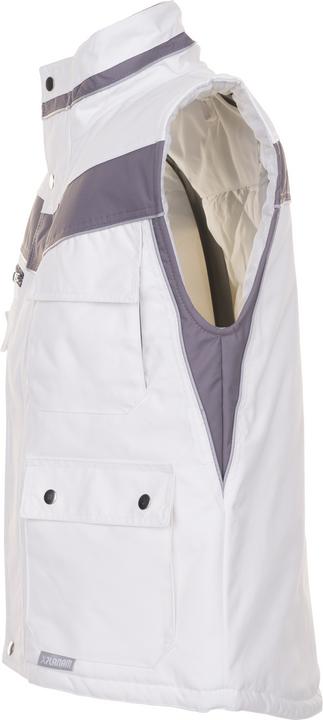 Productafbeelding Planam uniseks wintergilet PLALINE wit, zink maat XS (XS)