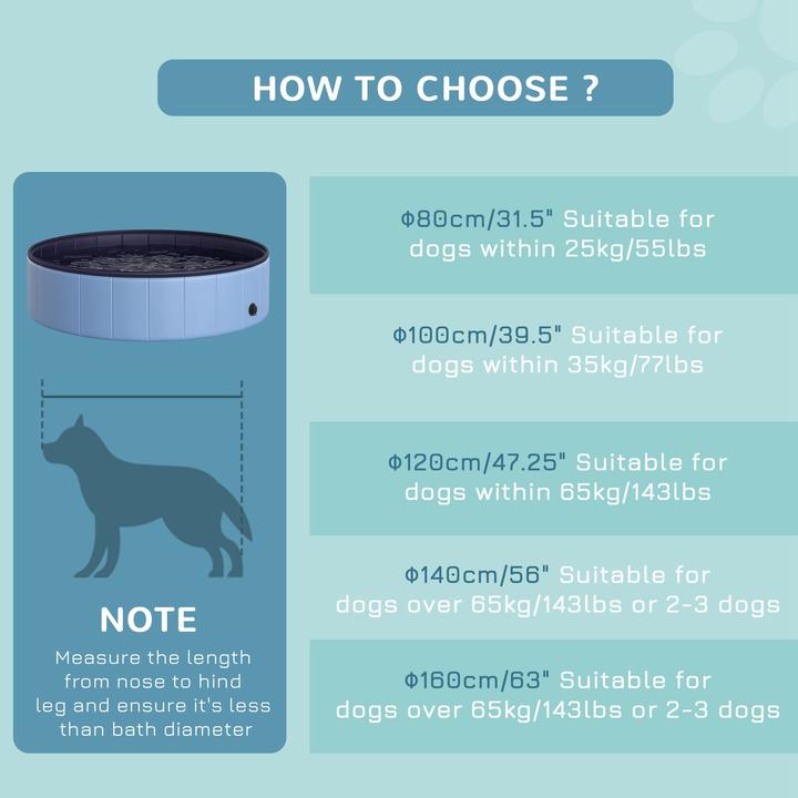 Energie-Label PawHut Hundepool mit Wasserablassventil (Hundepool)