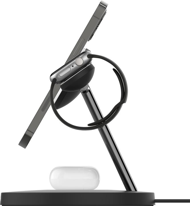 Actual product image Belkin BoostCharge Pro 3-in-1 Ladegerät mit MagSafe (15 W)