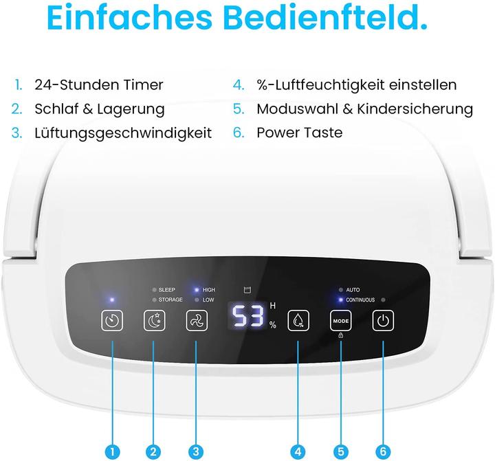 Image du produit Breeze Déshumidificateur (15 m², 12 l/24h)