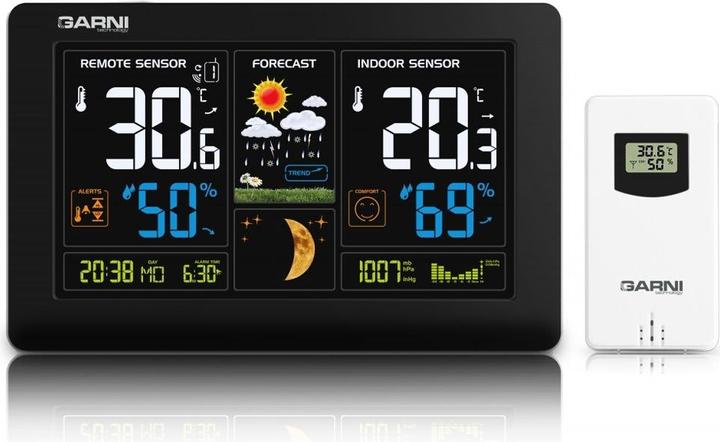 Actual product image Garni 545 weather station line