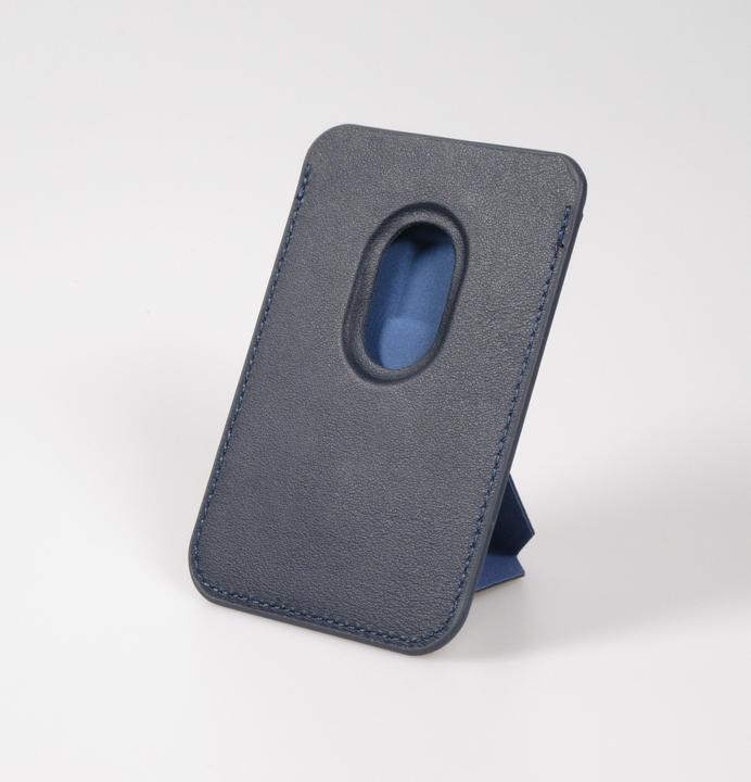 Immagine prodotto PhoneLook Porta carte di credito magnetico MagSafe in pelle vegana con forte magnete e patta integrata