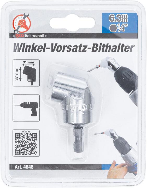 Produktbild BGS Winkel-Vorsatz-Bithalter (6,3 mm)