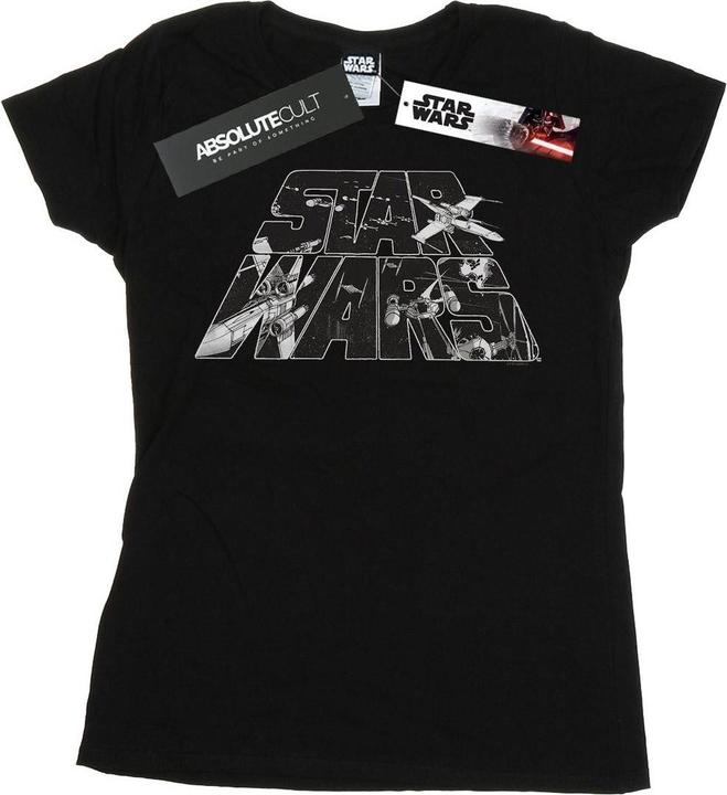 Produktbild Star Wars Logo Space Sketch TShirt (S)