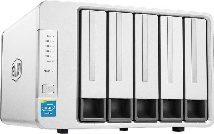 Produktbild Terramaster NAS 5-BAY 2x 1Gbps F5-221 Intel Celeron J3355 2.0GHz
