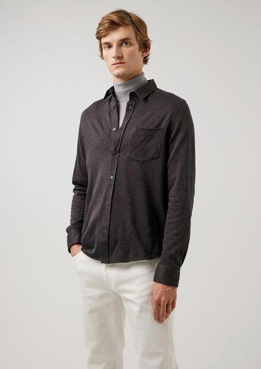 Produktbild J. Lindeberg Jersey Houndstooth Slim Fit Hemd (S)