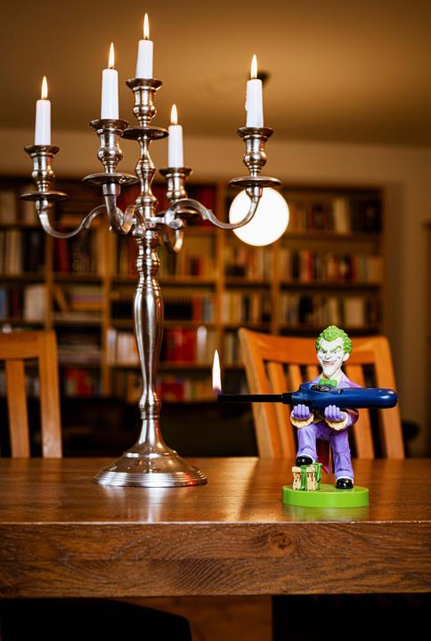 Actual product image Exquisite Gaming DC Comics: Joker Cable Guy [20 cm] (Xbox 360, Mac, Switch, PC, Xbox Series X, Xbox One S, PS4)