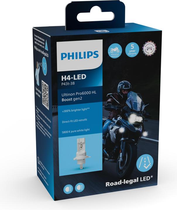 Image du produit Philips Ultinon Pro6000 Boost HL (H4)