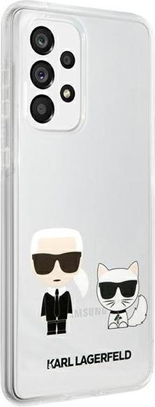 Immagine prodotto Karl Lagerfeld KLHCA33CKTR A33 5G A336 Custodia rigida amplificatore Karl trasparente Choupette (Samsung Galaxy A33 5G)
