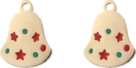 Snazzy Santa Ohrstecker Weihnachtsglocke von