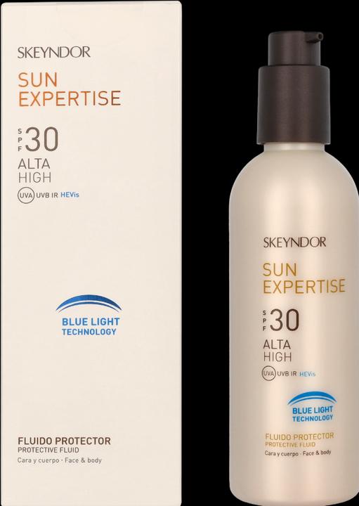 Actual product image Skeyndor Sun Expertise Protective Fluid SPF30 (Suntan cream, SPF 30, 200 ml)