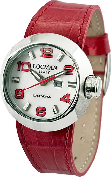 Actual product image Locman Italy Ladies' Watch Donna red Ref. 0421 (Analogue wristwatch, 36 mm)