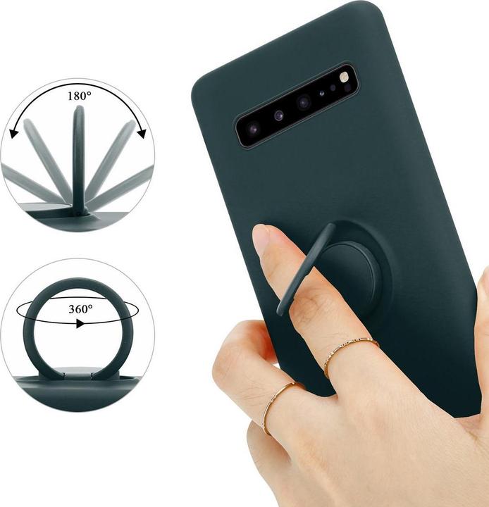 Produktbild Cadorabo TPU Liquid Ring Silicone Case Hülle (Samsung Galaxy S10 5G)