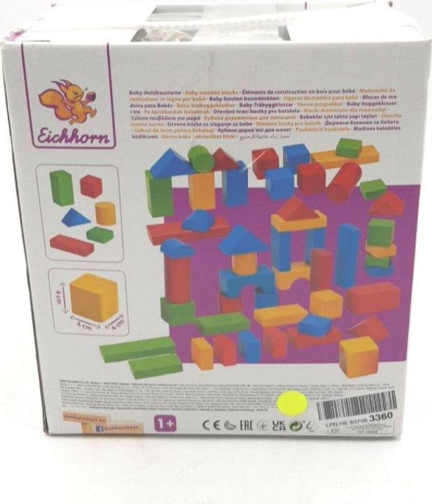 Produktbild Eichhorn Bunte Holzbausteine Baby