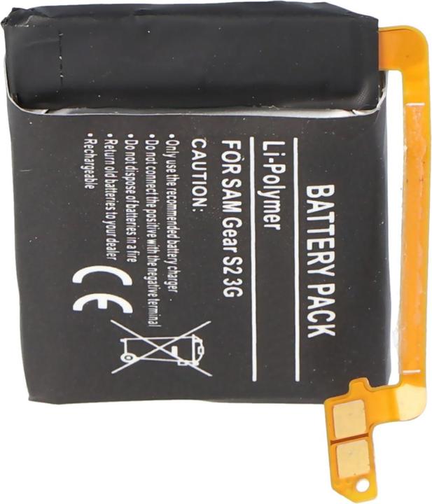 Actual product image Samsung Galaxy Gear S2 3G battery, SM-R730, -R730A, -R730S, -R730T, -R730V, -R735, EB-BR730ABE, GH43-04538B