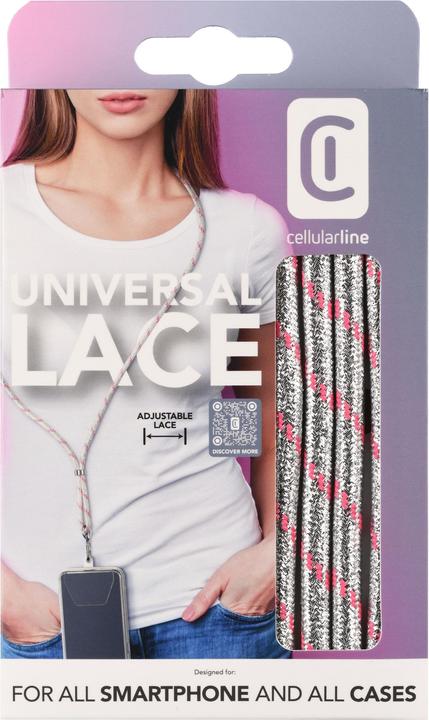 Immagine prodotto Cellularline Collana universale con cinturino in pizzo argento