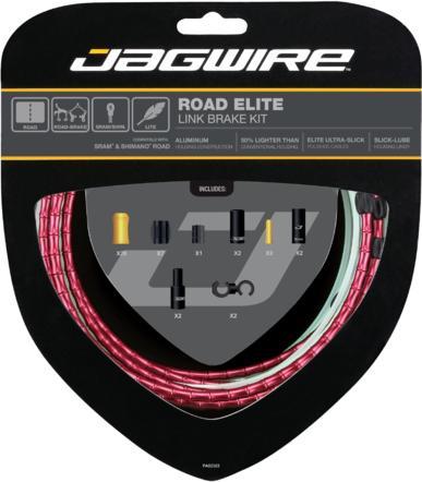 Immagine prodotto Jagwire RCK701 Kit freno Road Elite Link, argento (Pinza freno)