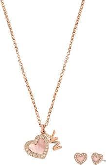 Michael Kors Luxury Jewelry Set Mkj8400set Love Kors - Necklace And Earrings