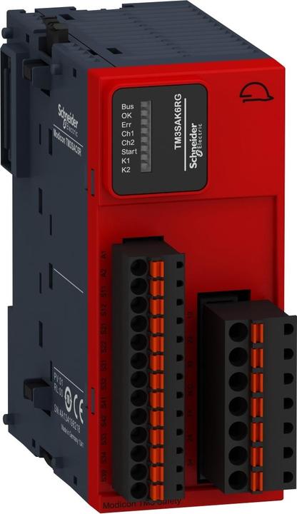 Actual product image Schneider Electric Safety Module For Plc Tm2xx, 3 Functions