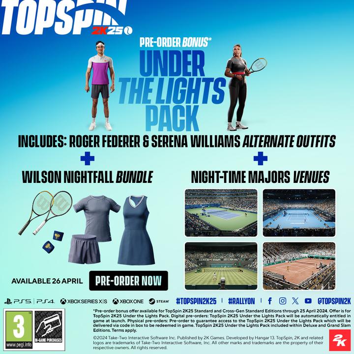 Actual product image 2K Games TopSpin 2K25 (Xbox One S, Xbox Series X, Multilingual)