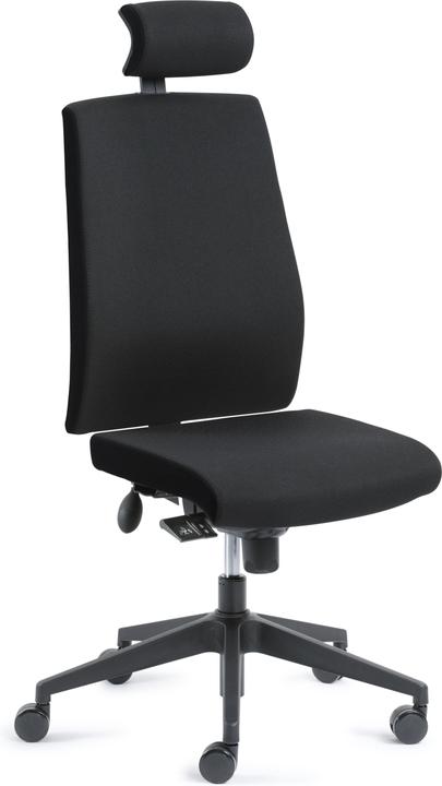Toplux Comfo Two Office Chair, black