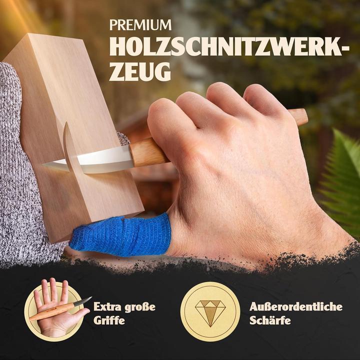 Produktbild Holzheld 24-teiliges Schnitzwerkzeug-Set