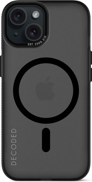 Decoded Recycled Plastic Backcover iPhone 15 Black (Apple iPhone 15)