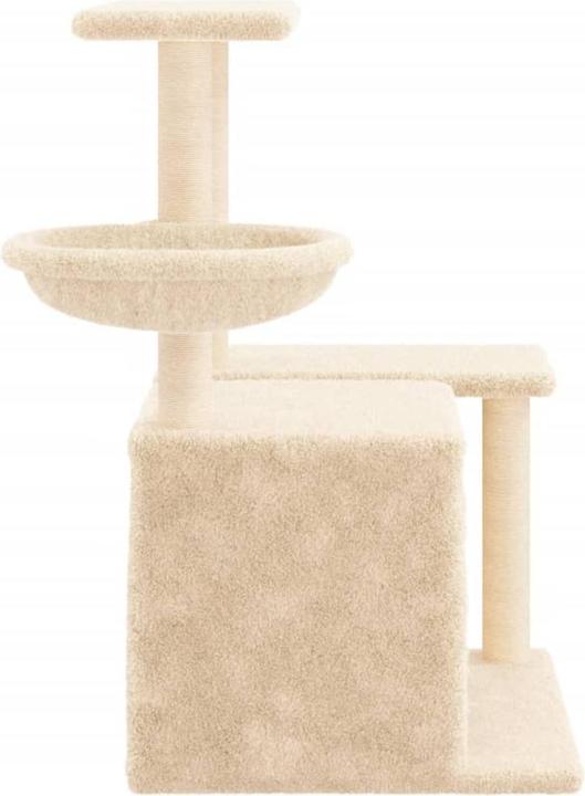 Image du produit VidaXL Kratzbaum mit Sisal-Kratzsäulen Creme 83 cm,Farbe (83 cm, Crème)