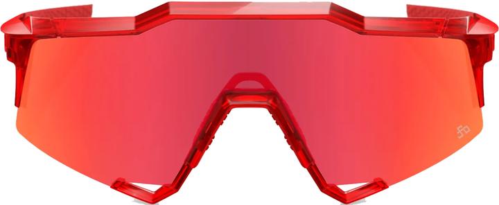 Produktbild 100% Speedcraft Gloss Translucent Red/Hiper Red Mirror lens (Gloss Translucent Red, Hiper Red Mirror lens, Rot)