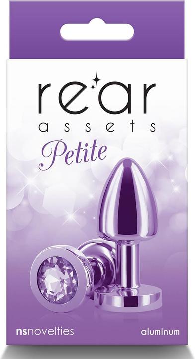 Produktbild NS Novelties Small Anal Plug Rear Assets Aluminum Butt Plug for Beginners Metal Anal Toy with Gem Petite Size (Pu