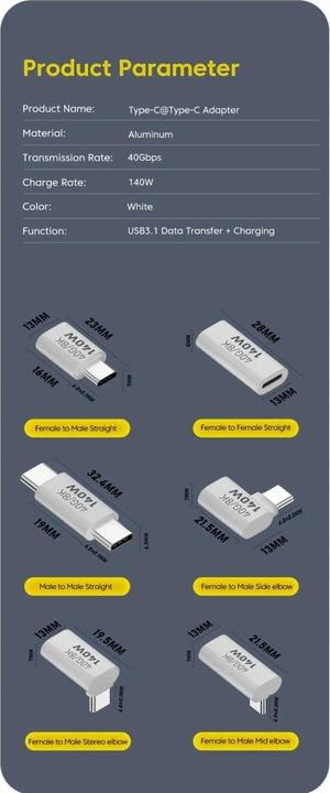 Actual product image PowerGuard USB C – USB C Adapter (USB 3.1, 140 W)