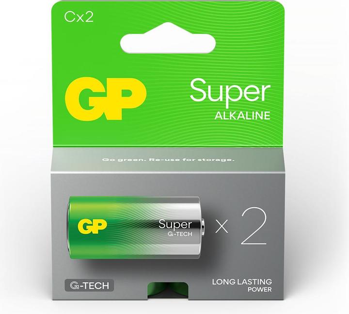 Image du produit GP Batteries Super (2 pcs, C, R14)