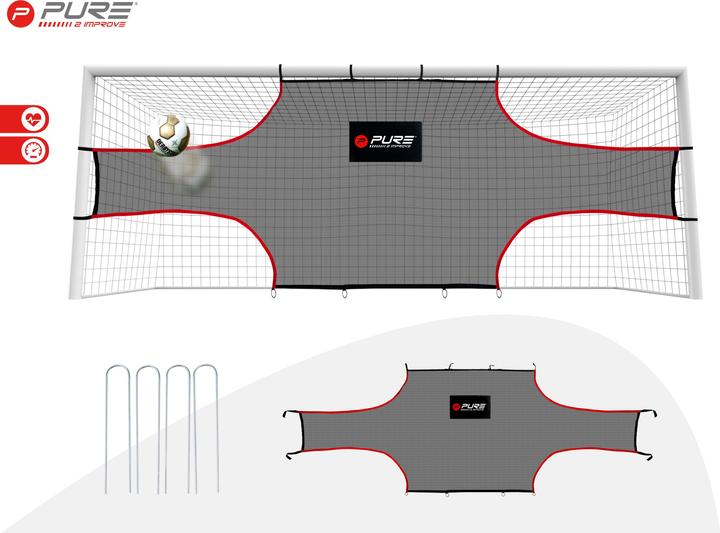 Produktbild Pure2improve Fussballtor Trainingsnetz