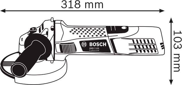 Produktbild Bosch Professional Gws 7-125 (125 mm)