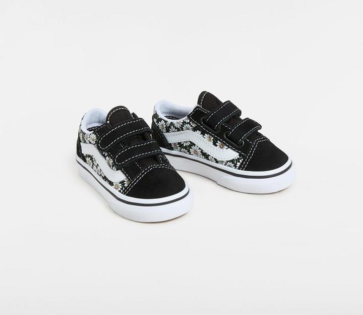 Produktbild Vans Old Skool V Daisies BLACK/WHITE (21.5)