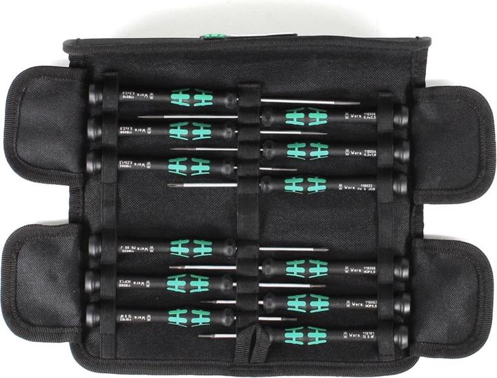 Produktbild Wera Kraftform Micro 12 Universal 1 (Schlitzschrauben, Innensechskant, Torx (TX), Phillipps-Kreuzschlitz (PH))